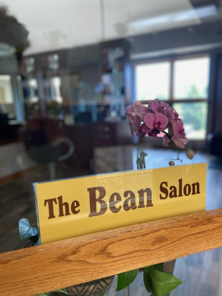 The Bean Salon Entrance Window